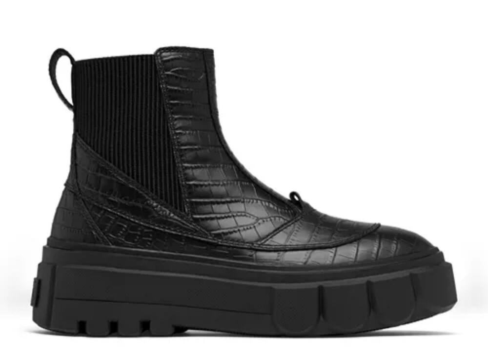 Sorel Women's Caribou X Platform Chelsea Boots Black Sz 7.5